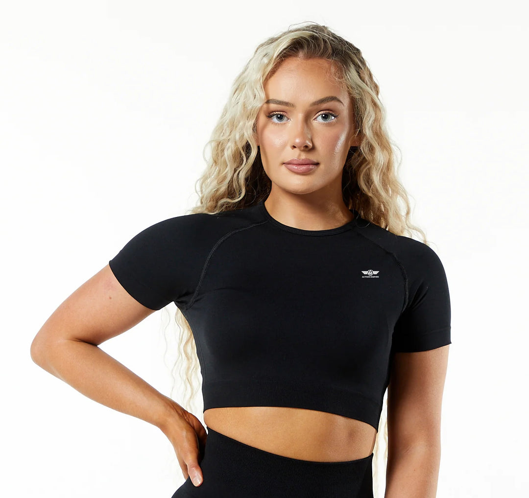 Flex Short Sleeve Crop TOp