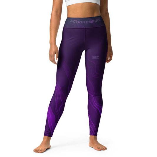 Striking Purple Yoga Leggings