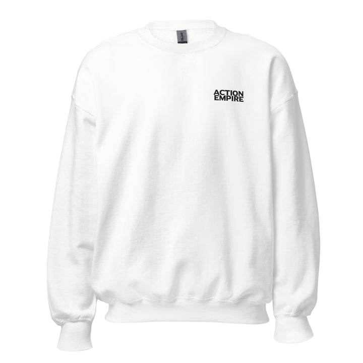 Action Empire Unisex Sweatshirt White