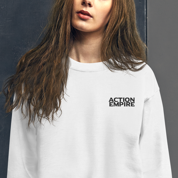 Action Empire Unisex Sweatshirt White