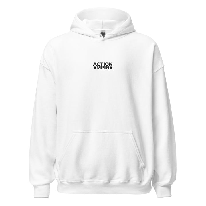 Action Empire Unisex Hoodie White