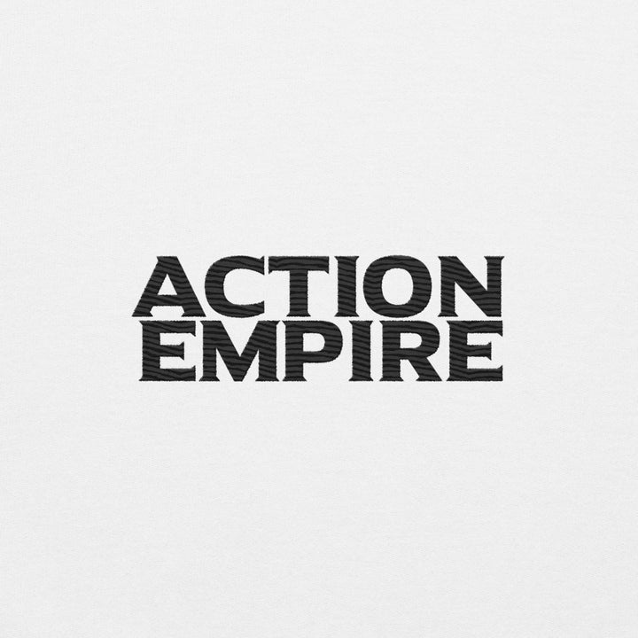 Action Empire Unisex Hoodie White